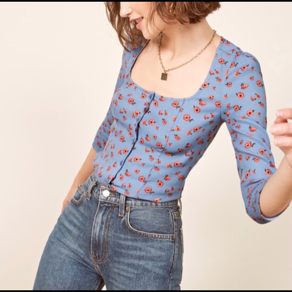 Reformation Jorja Top in Lulu - S